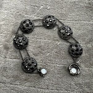 Antique Black rhinestone bracelet